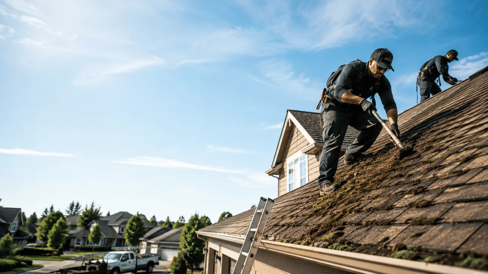 Roof Moss Removal in Wellington, TX near me
